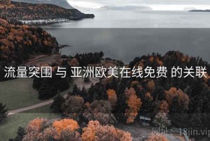 流量突围 与 亚洲欧美在线免费 的关联