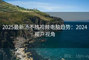 2025最新汤不热视频电脑趋势：2024用户视角