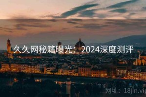 久久网秘籍曝光：2024深度测评
