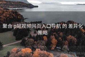 聚合 p站视频网页入口导航 的 差异化策略