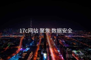 17c网站 聚焦 数据安全