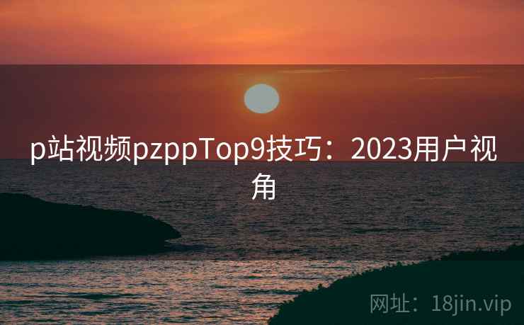 p站视频pzppTop9技巧：2023用户视角