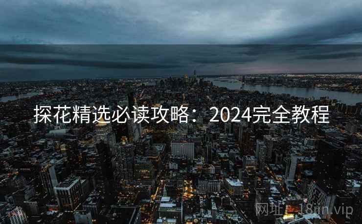 探花精选必读攻略:2024完全教程 探花精选必读攻略:2024完全教程